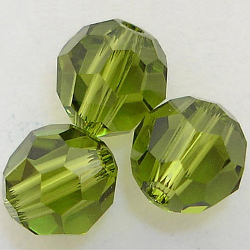 Swarovski 5000 8mm Round Beads Olivine  (288 pieces)