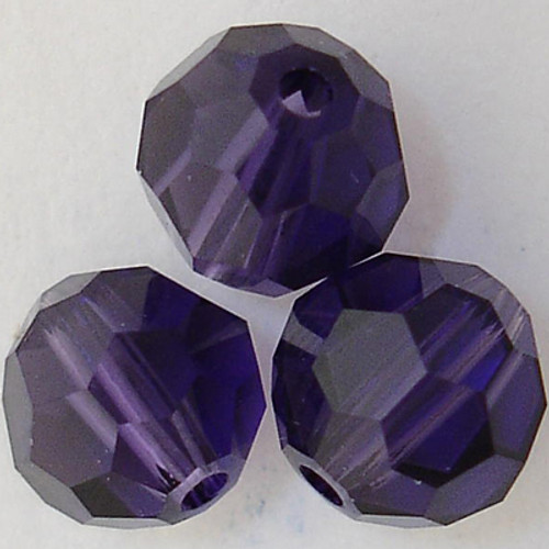 Swarovski 5000 8mm Round Beads Purple Velvet  (288 pieces)