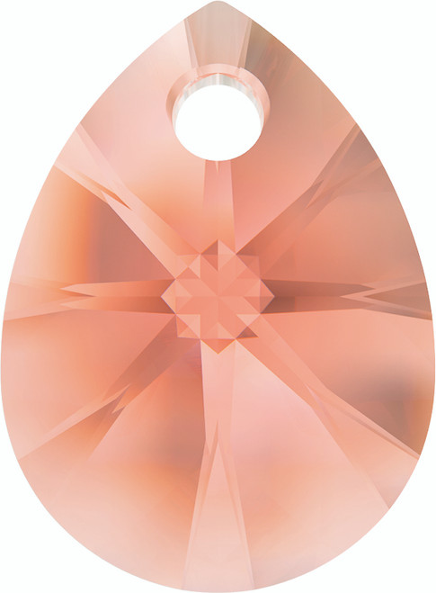 Swarovski 6128 12mm Xilion Mini-Pear Pendants Rose Peach (144  pieces)