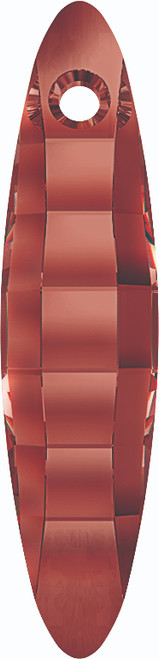 Swarovski 6470 40mm Ellipse Pendants Crystal Red Magma (18  pieces)