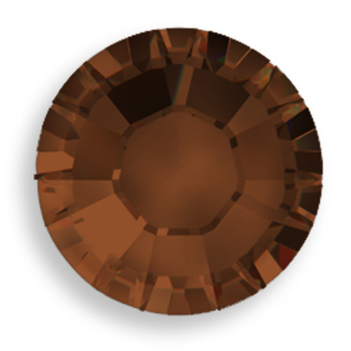 Swarovski 1028 14pp Xilion Round Stone Mocca