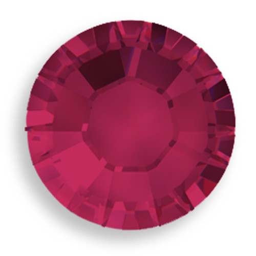 Swarovski 1028 19pp Xilion Round Stone Ruby