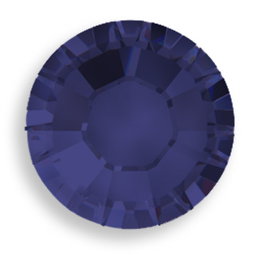 Swarovski 1028 19ss Xilion Round Stone Dark Indigo