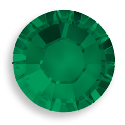 Swarovski 1028 23pp Xilion Round Stone Emerald