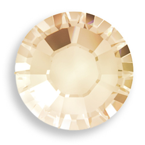 Swarovski 1028 24ss Xilion Round Stone Crystal Golden Shadow