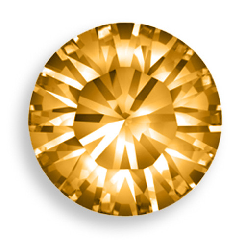 Swarovski 1028 9pp Xilion Round Stone Crystal Copper