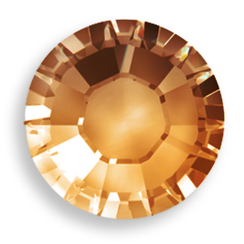 Swarovski 1028 9pp Xilion Round Stone Smoked Topaz