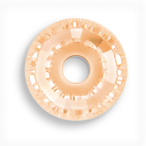 Swarovski 3128 4mm Lochrose Sew On Light Peach