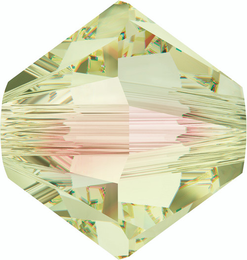5328 Xilion Bicone Beads 5mm Crystal Luminous Green