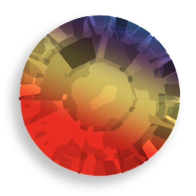 Swarovski 2078 30ss Topaz AB Flatback | Rainbows Of Light