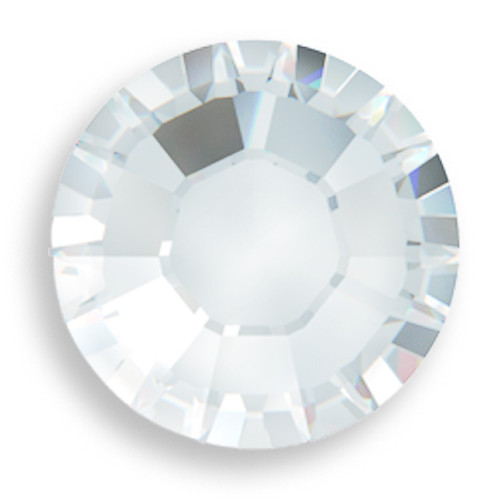 Swarovski 2028 6ss(~1.95mm) Xilion Flatback Crystal Moonlight   Hot Fix
