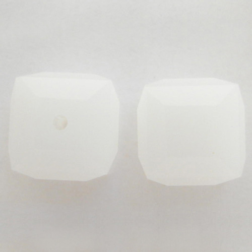 Swarovski 5601 6mm Cube Beads White Alabaster