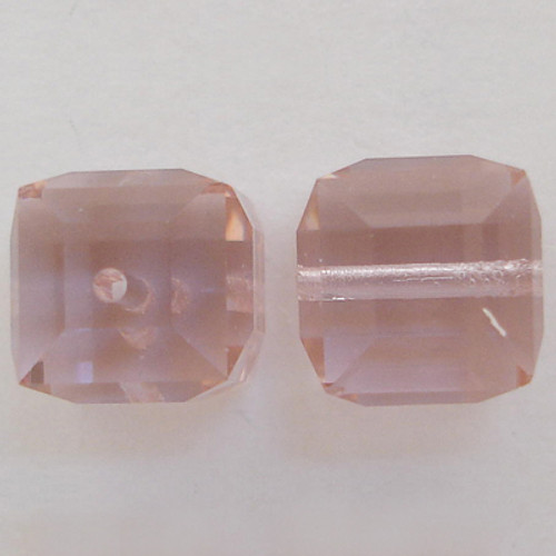 Swarovski 5601 8mm Cube Beads Cantaloupe