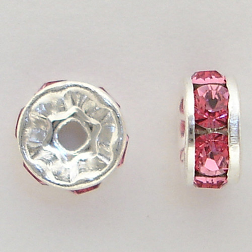 Swarovski 5820 5mm Rhinestone Rondelles Rose