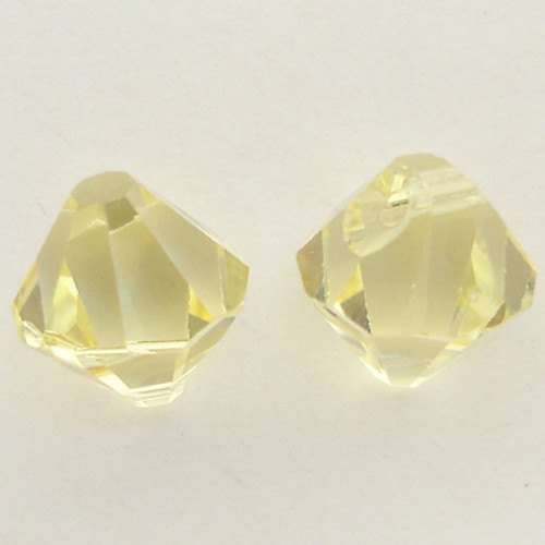 Swarovski 6301 8mm Top-drilled Bicone Jonquil