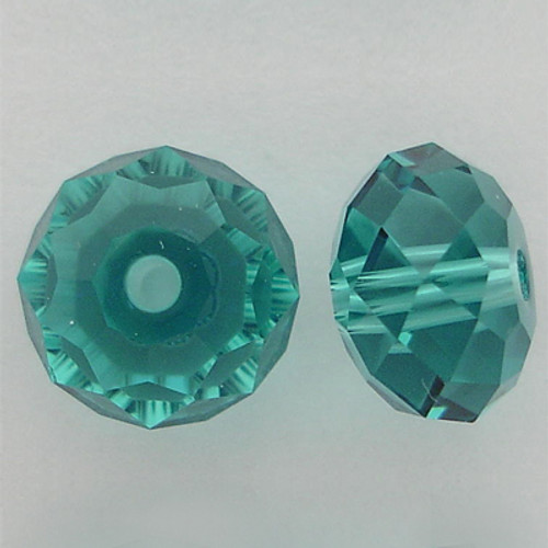 Swarovski 5040 8mm Rondelle Beads Indicolite