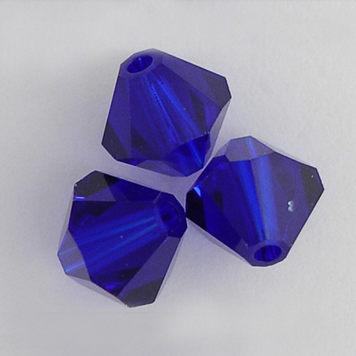 Swarovski 5328 4mm Xilion Bicone Beads Cobalt