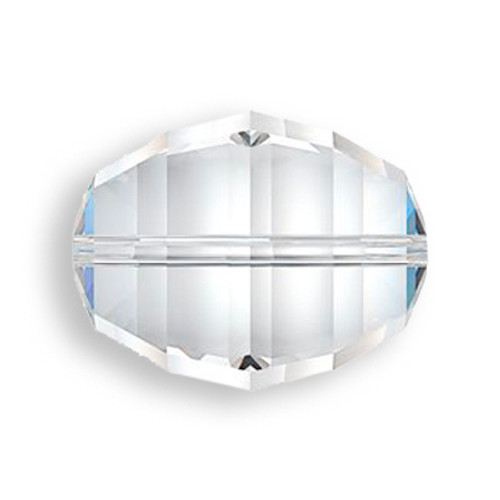 Swarovski 5030 18mm Lucerna Beads Crystal Silver Shade