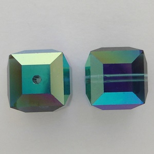 On Sale :  Swarovski 5601 4mm Cube Beads Montana AB  (72 pieces)