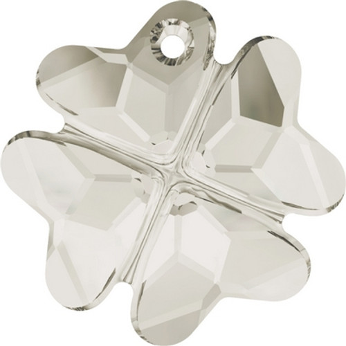 Swarovski 6764 23mm Clover Pendants Crystal Silver Shade ( 24 pieces)