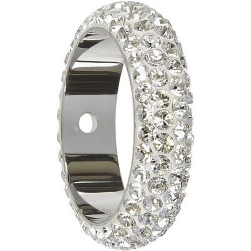 Swarovski 85001 14.5mm BeCharmed Pave Thread Ring Crystal (6 pieces )