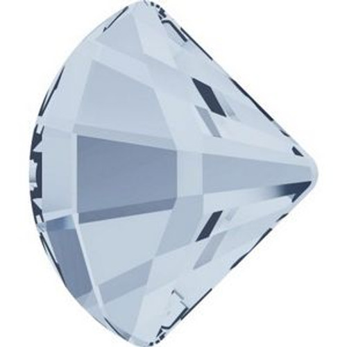 Swarovski 2714 6mm Fan Flatback Crystal Blue Shade Hot Fix