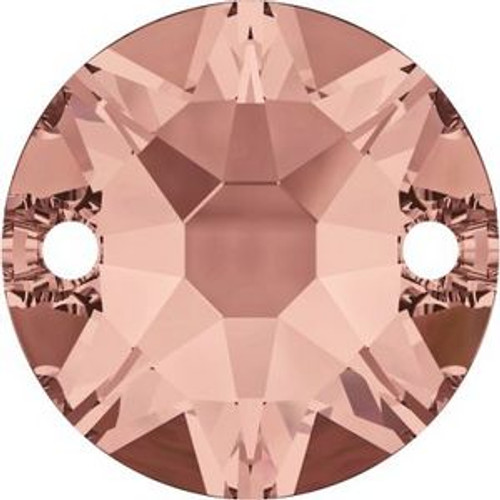 Swarovski 3288 12mm Xirius Sew on Stones Blush Rose