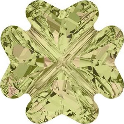 Swarovski 4785 19mm Clover Fancy Stones Crystal Luminous Green