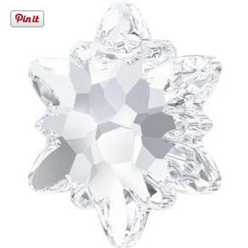 Swarovski 6748 18mm Edelweiss Pendants Crystal