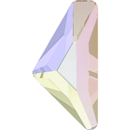 Swarovski 2738 12mm Crystal AB Triangle Alpha Flatbacks
