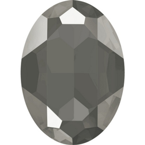 Swarovski 4127 30mm Crystal Dark Grey Lacquer Oval Fancy Stones