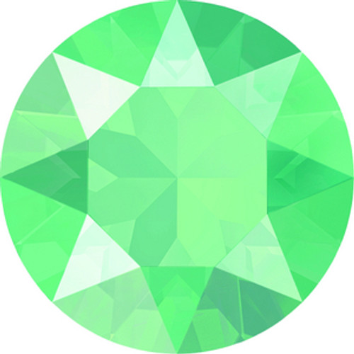 Swarovski style # 1088 Xirius Round Stones Crystal Mint Green