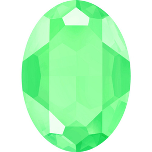 Swarovski style # 4127 Oval Fancy Stones Crystal Mint Green
