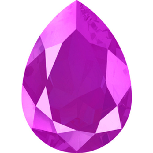 Swarovski style # 4320 Pearshape Fancy Stones Crystal Peony Pink