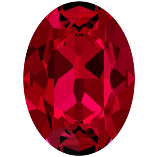 Swarovski 4120 25mm Oval Fancy Stones Scarlet