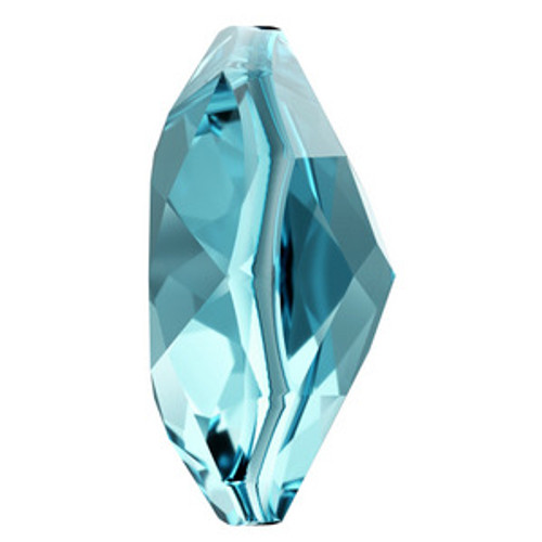 Swarovski 6430 8mm Classic Cut Pendant Aquamarine  Pendants