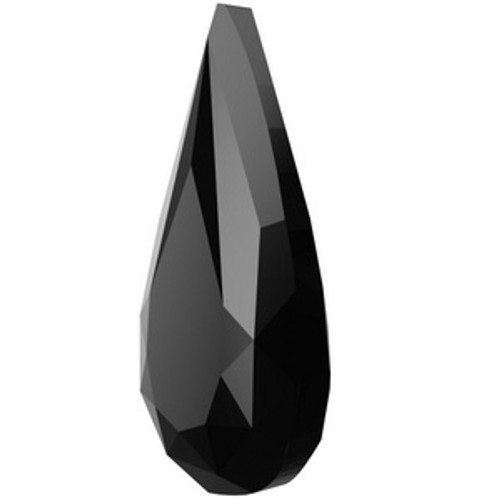 Swarovski 4322 18mm Teardrop Fancy Stones Jet  Fancy Stones