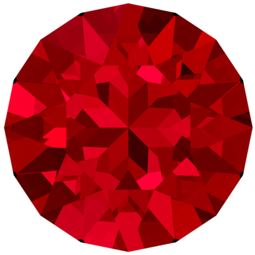 Swarovski 1028 5pp Xilion Round Stones Scarlet (1440  pieces)