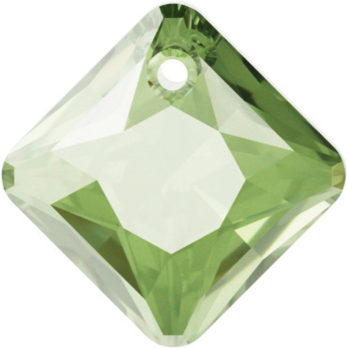 6431 Princess Cut Pendants 11.5mm Peridot