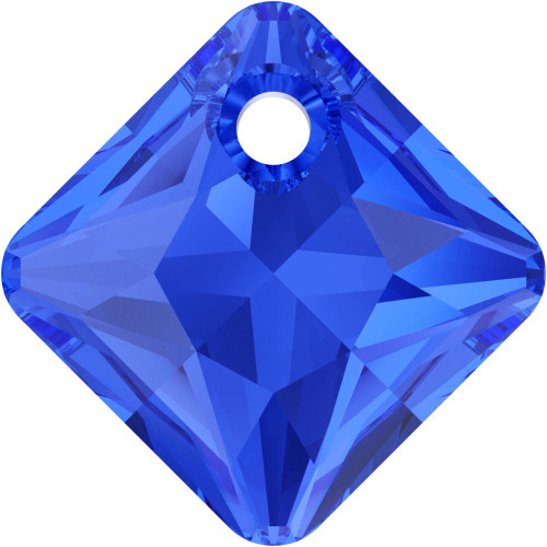 Swarovski 6431 11.5mm Princess Cut Pendants Majestic Blue