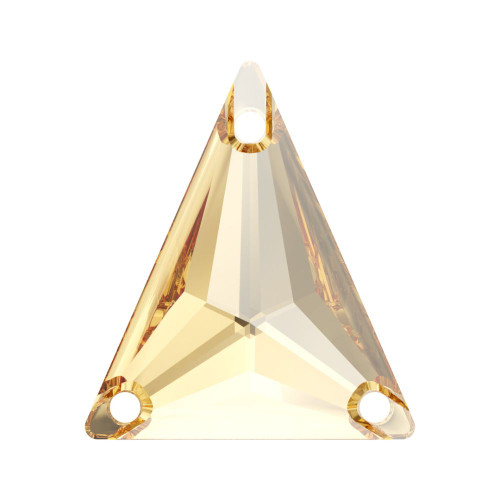 Swarovski 3271 25mm Slim Triangle Sew On Stones Crystal Golden Shadow (8 pieces)