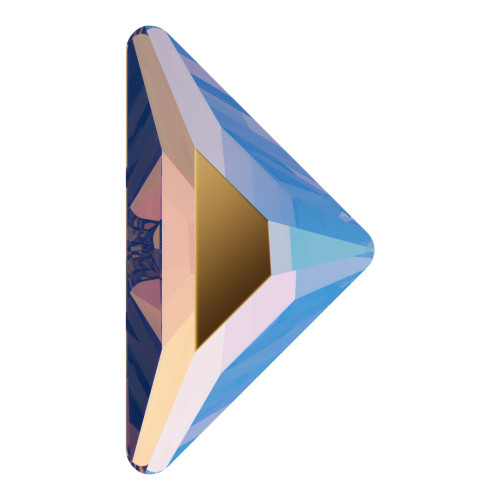 Swarovski 2740 8mm Triangle Gamma Flatbacks Light Colorado Topaz Shimmer