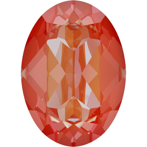 Swarovski 4120 14mm Oval Fancy Stones Crystal Orange Glow Delite