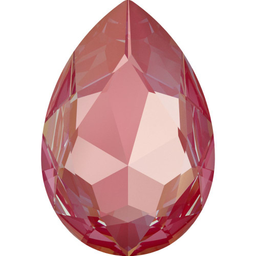 Swarovski 4327 30mm Pearshape Fancy Stones Crystal Lotus Pink Delite