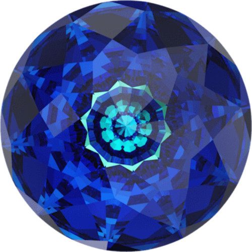 Swarovski 1400 12mm Dome Round Stones Crystal Bermuda Blue