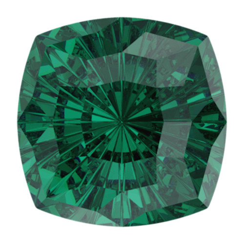 Swarovski 4460 10mm Mystic Square Fancy Stone Emerald