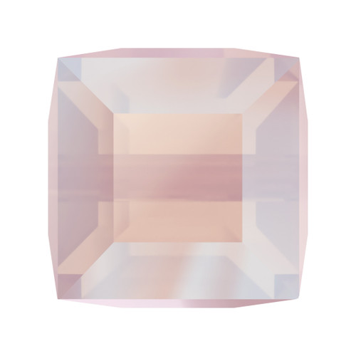 Swarovski  5601 6mm Cube Beads Rose Water Opal Shimmer