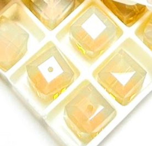 Swarovski 5601 8mm Cube Beads Sand Opal   (6 pieces)