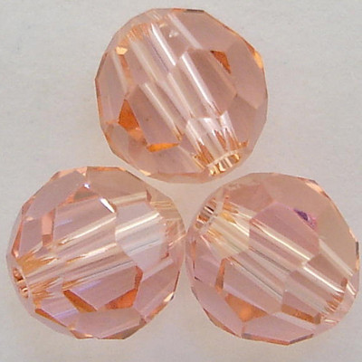 Swarovski 5000 4mm Round Beads Light Rose Champagne  (72 pieces)