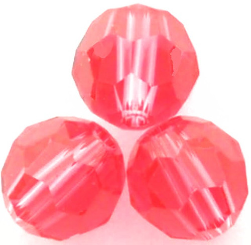 Swarovski 5000 4mm Round Beads Indian Pink  (72 pieces)